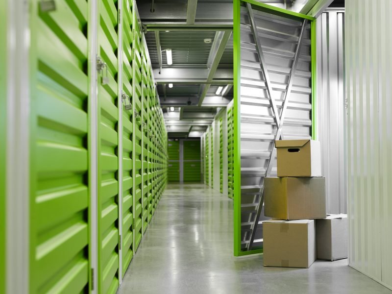 self-storage building green